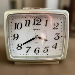 【新品】目覚まし時計 非電波 アナログ MAG　シルバー T-722-1809