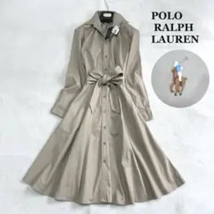 新品タグ付き✨ポロラルフローレン　カラーポニー　ポニー刺繍ベルトフレアワンピース