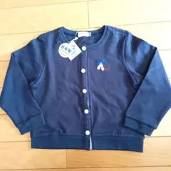 ミキハウス ネイビー カーディガン 100cm