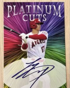 1000枚限定Shohei Ohtani PLATINUM CUTS サイン入り