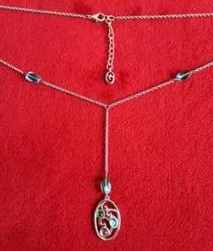 ヴィンテージ GIVENCHY 希少 ネックレス オーロラ クリスタル