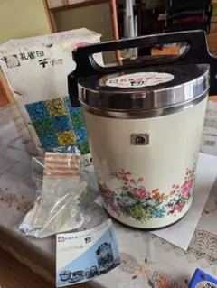 昭和レトロアンティークNational 炊飯器 SR-3180 おひつ2点セット 
