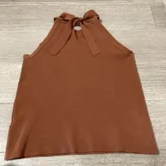 SENSE OF PLACE ノースリーブ　トップス　茶色