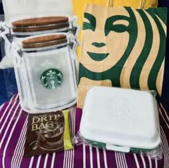 【新品・ショッパー付き】スタバ サンドイッチボックス&ジッパーバッグ 2点セット