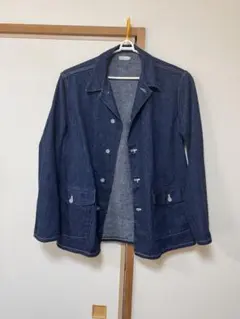 45R 麦サテンのPジャケット 45rpm デニムジャケット ミナペルホネン