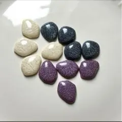 カボション まとめ売り ハンドメイド アクリル ピアス アクセサリー 12個