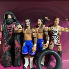 プロレス フィギュア キーチェーン ＷCＷ(NＷO) 8個セット　(未開封) プロレス フィギュア キーチェーン WCW(NWO) 8個セット (未開封