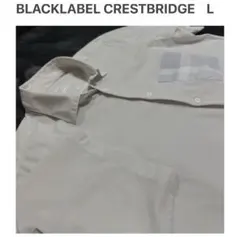 BLACK lab 半袖 シャツ L チェック ブラックレーベルクレストブリッジ