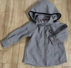 J.PRESSのフード付きチェック柄ジャケット•ブルゾン　110