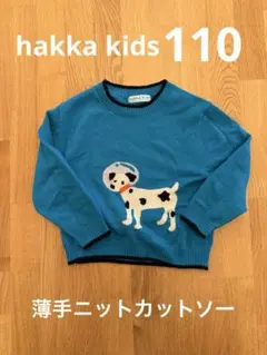 hakka kids ハッカキッズ 薄手ニット カットソー 110cm