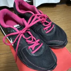 NIKE REAX RUN 7 スニーカー ブラック ピンク25.5cm
