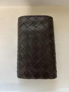 Bottega Veneta ブラウンレザーキーケース　ボッテガ
