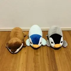 再値下げしました京都水族館ペンギンぬいぐるみ3体セットとクラゲ2匹