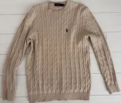 POLO RALPH LAUREN ケーブルニット セーター ベージュ