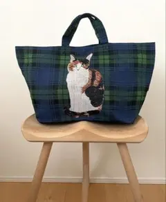 【新品】ネコトートバッグ　Tabby 松尾ミユキ ゴブラン織りのサムネイル