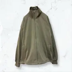 a3122 エマクローズ ジップジャケット ベージュ M 冬 フルジップ 長袖