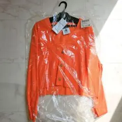 【新品】INDIVI ◆【クロップド丈】針抜きショートVカーディガン