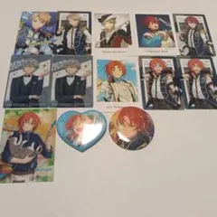 あんスタ トレカ 缶バッジ レオ 司 泉 嵐