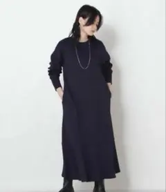 MO-LU様【美品】ナチュラルビューティーベーシック/ ロングワンピース 長袖