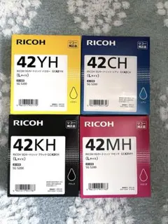 RICOH SG 5200シリーズ　トナーカートリッジ4個セット RICOH SG 5200 インクカートリッジ 4色セット シアン ブラック - メルカリ