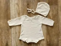 monbebe ロンパース&ボンネットセット