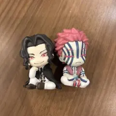 鬼滅の刃 肩ズンFig ガチャガチャ 猗窩座 鬼舞辻無惨