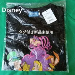 【新品未使用】Disney 不思議の国のアリス Tシャツ 黒 size Sのサムネイル