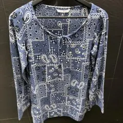 HYSTERIC GLAMOUR ペイズリー柄長袖シャツフリーサイズのサムネイル