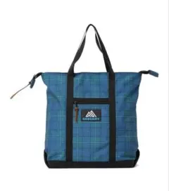 売り切りビームスボーイ×グレゴリーコラボトートバッグ　今期　チェック　新品