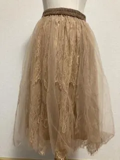 【新品】[AS KNOW AS PINKY]プチ柄フレアSK☆のサムネイル