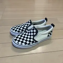 Vans チェッカーパターン スリッポンシューズ 20.5cm
