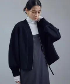 【新品】SALON adam et ropé イタリアンエアリーブルゾン