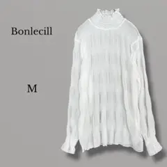 ♡【未使用】ボンルシール ノアール【M】ハイネックシアートップス ブラウスのサムネイル