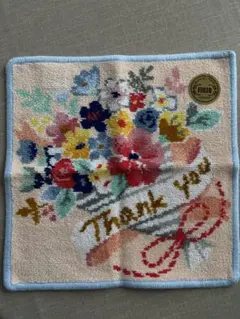 FEILER 花柄 Thank you タオルハンカチ