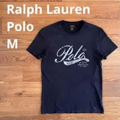 Ralph Lauren POLO RL ロゴ Tシャツ M ブラック フェード