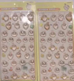 ぼんぼんドロップシール　ちいかわ　うさぎ　2枚セット