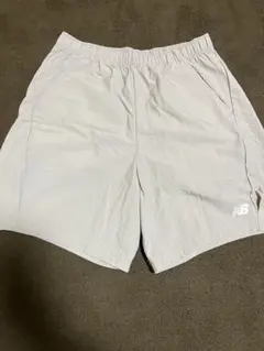 ニューバランス　ナイロン　ショートパンツ　レディース　ベージュ　XL