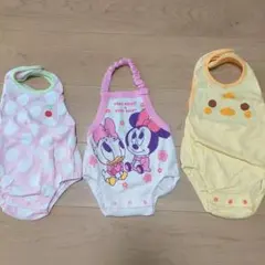 ディズニーベビーロンパース 3点セット 70〜80cm
