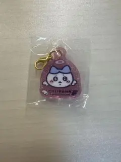 ちいかわ　てんし♡あくま　ミニラメアクリルチャーム　ハチワレ