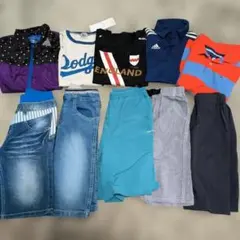 男児　150センチ　まとめ売り　春夏　ハーフパンツ　半袖　アウター　ロンT