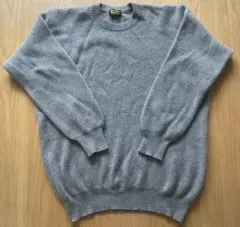 メンズカシミヤ セーター　グレー　サイズXL