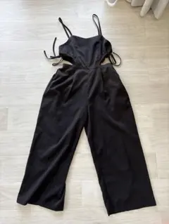 W CLOSET ブラック サロペット カットアウトのサムネイル