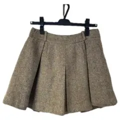 POLO RALPH LAUREN ブラウン系 ツイード ミニスカート