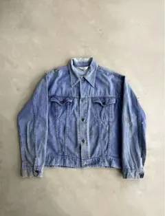 【希少】70s イギリス軍デニムジャケットy2k古ユーロvintageボロ