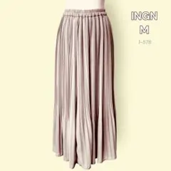 【極美品】INGNI イング ヴィンテージサテンプリーツスカート Mサイズ