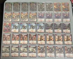 デュエルマスターズ CS優勝赤単我我我デッキ 3重スリーブ付き