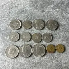 スウェーデン 旧硬貨 セット 1970年代 15枚 銀 シルバー 貨幣 古銭