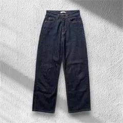 【キャナルジーン El mar】 ルーズストレート デニムパンツSのサムネイル