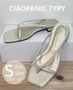 新品 【CIAOPANIC TYPY】 メタリックストラップトングサンダル Sのサムネイル