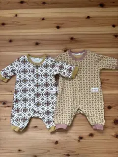 &mignon アンドミニョン　ロンパース　70 2枚セット